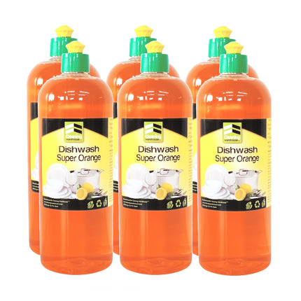 Dishwash Super Orange 1L x 6