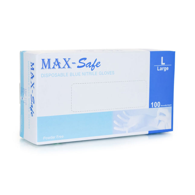 Exam Gloves Powder Free Nitrile (Blue) L 100's