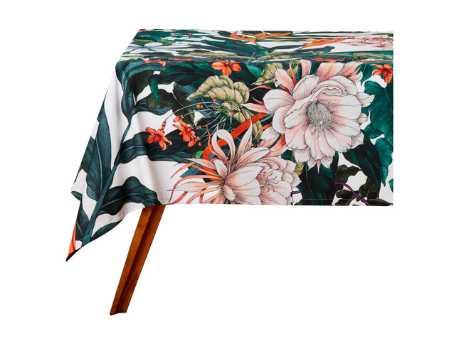 Maxwell & Williams The Blck Pen Night Garden Cotton Rectangular Tablecloth 270x150cm - Bulk Haven