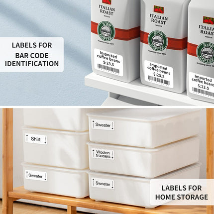 NB109 - NIIMBOT - B21 - PORTABLE THERMAL LABEL BLUETOOTH PRINTER INCLUDING FREE LABEL (50*30MM - WHITE)