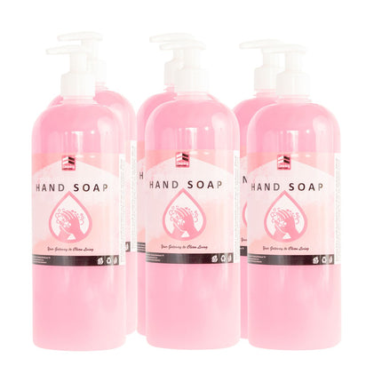 Hand Soap (Pink) 1L x 6