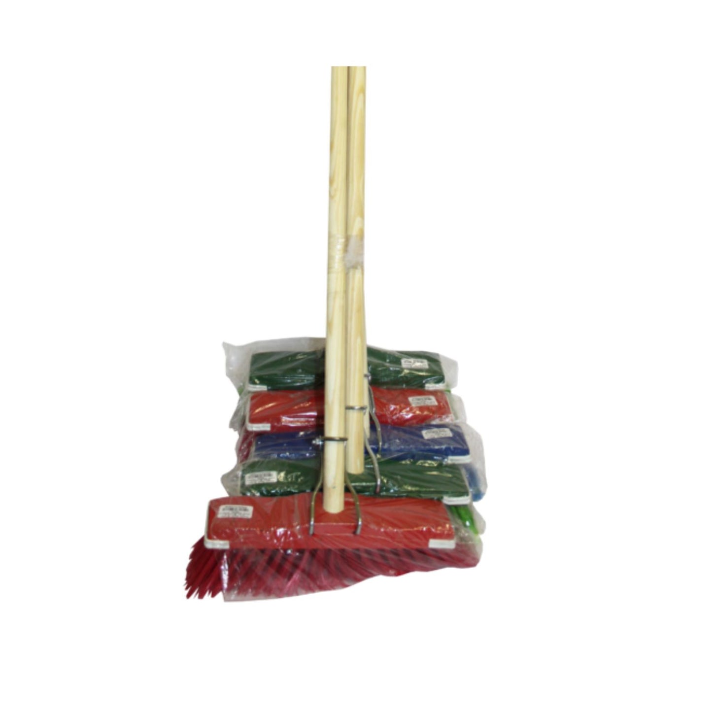 Hunch Back Broom, Soft Bristle, Wooden Handle 25MM x 5