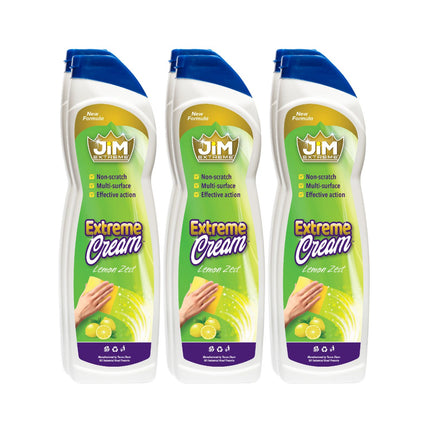 JiM Extreme Handy Cream Lemon 750ML x 6 - Bulk Haven