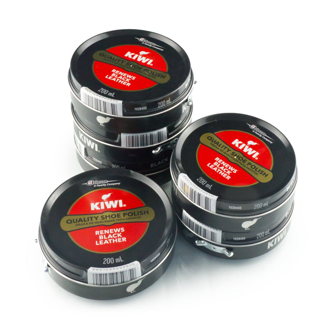Kiwi Shoe Polish (Black) 200ML x 6 - Bulk Haven