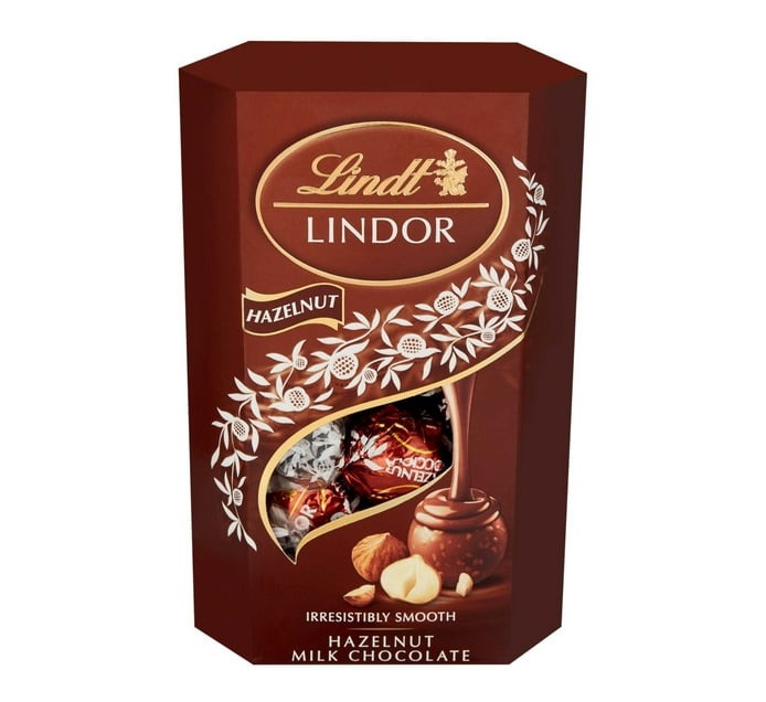 Lindt Chocolate Truffles Cornet Hazelnut (Pack of 8 x 200g) - Bulk Haven