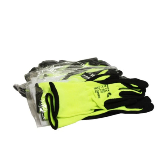 Miizu Hi-Viz Gloves Latex Micro (Black) Size10 x 12