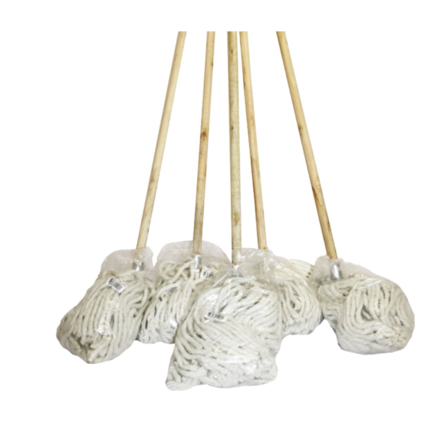 Mop Jumbo Metal Socket Wood Handle 300G x 5