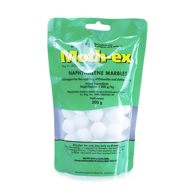 Moth-Ex Naphthalene Marbles 200G x 12 - Bulk Haven