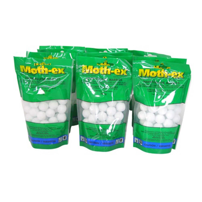 Moth-Ex Naphthalene Marbles 200G x 12 - Bulk Haven