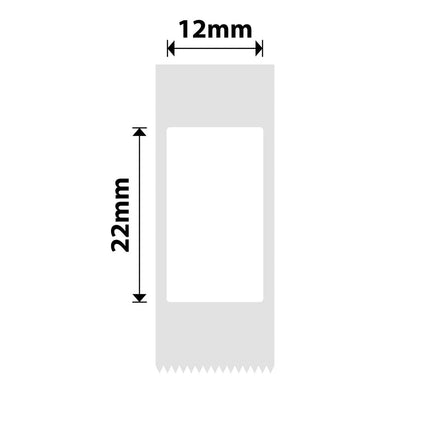 NB102 - NIIMBOT - D11 / D101 / D110 / H1S - 12X30MM - 210  LABELS PER ROLL - WHITE (5 ROLLS)