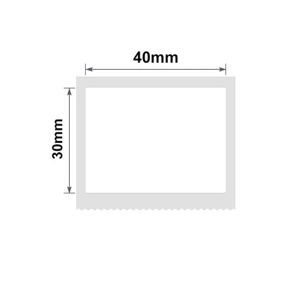 NB111 - NIIMBOT - B1 / B21 / B3S / B4 - T40X30MM - 230 LABELS PER ROLL - WHITE (5 ROLLS)