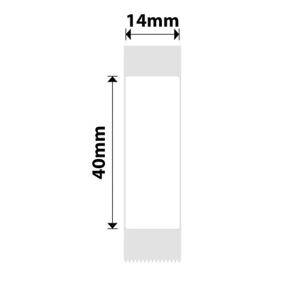 NB136 - NIIMBOT - D11 / D101 / D110 / H1S - RP14X40MM - 155 LABELS PER ROLL - WHITE (5 ROLLS)