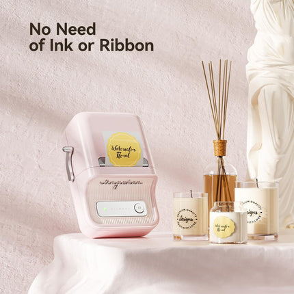 NB109 - NIIMBOT - B21 - PORTABLE THERMAL LABEL BLUETOOTH PRINTER INCLUDING FREE LABEL (50*30MM - WHITE)