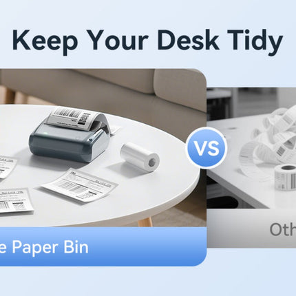 NB609 - NIIMBOT - B4 - BLUETOOTH SHIPPING THERMAL LABEL PRINTER WITH FREE ROLL – LAKE BLUE