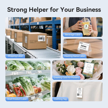 NB609 - NIIMBOT - B4 - BLUETOOTH SHIPPING THERMAL LABEL PRINTER WITH FREE ROLL – LAKE BLUE