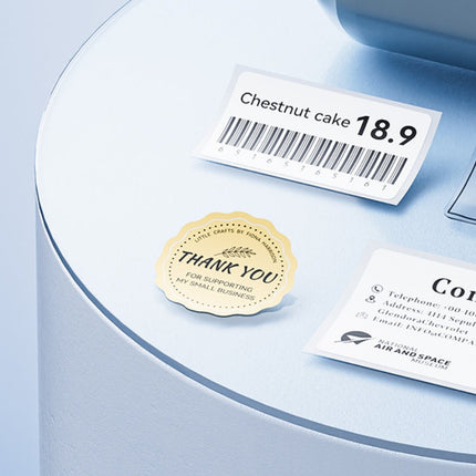 NB609 - NIIMBOT - B4 - BLUETOOTH SHIPPING THERMAL LABEL PRINTER WITH FREE ROLL – LAKE BLUE