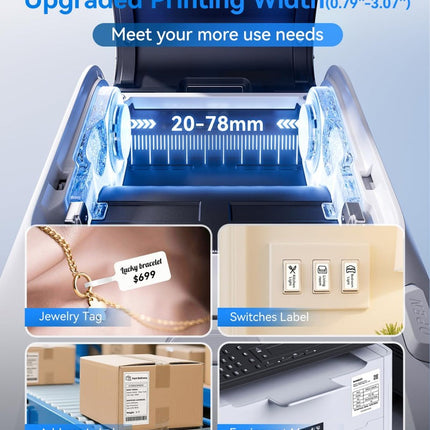 NB610 - NIIMBOT - M3 - PORTABLE BLUETOOTH THERMAL TRANSFER LABEL PRINTER - INCL FREE LABEL ROLL