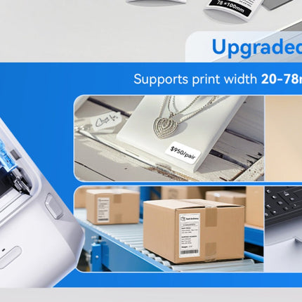 NB610 - NIIMBOT - M3 - PORTABLE BLUETOOTH THERMAL TRANSFER LABEL PRINTER - INCL FREE LABEL ROLL