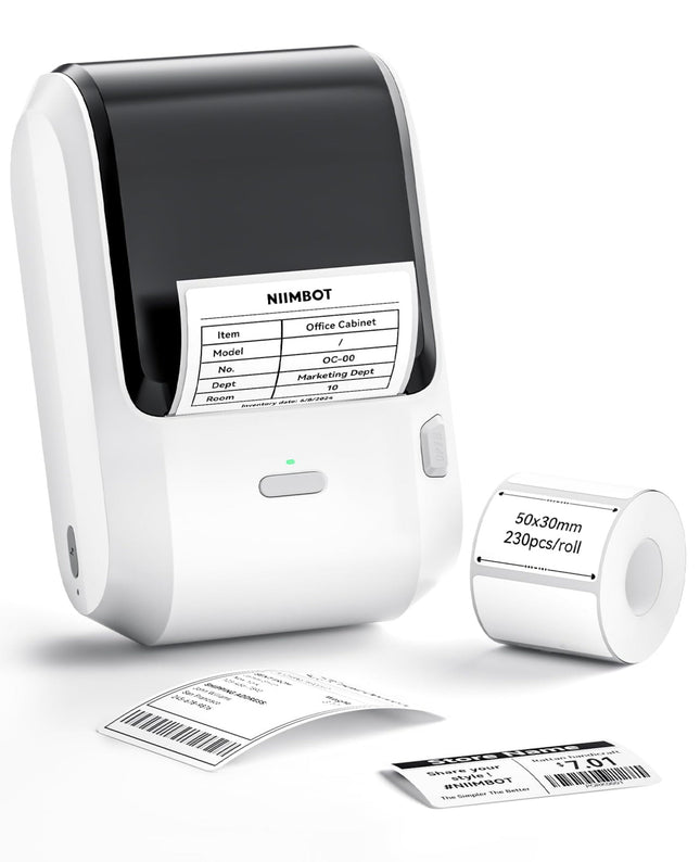 NB610 - NIIMBOT - M3 - PORTABLE BLUETOOTH THERMAL TRANSFER LABEL PRINTER - INCL FREE LABEL ROLL