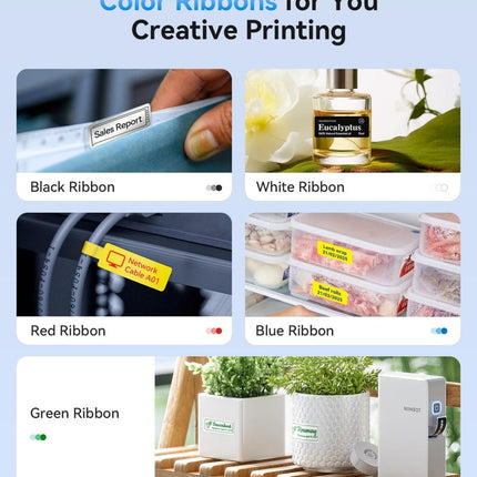 NB623 - NIIMBOT - N1 - BLUETOOTH THERMAL TRANSFER LABEL PRINTER INCL FREE WHITE LABEL & BLACK CARTRIDGE (14*50MM)