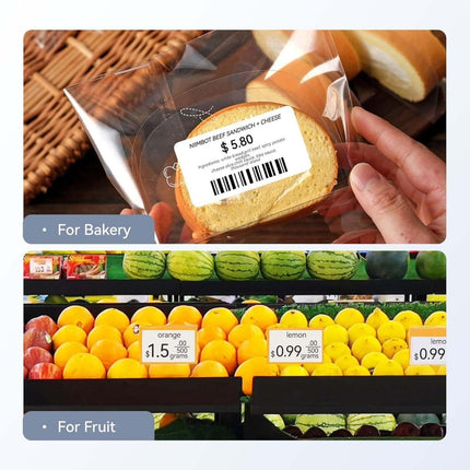 NIIMBOT - K3_W - THERMAL BUSINESS BLUETOOTH & WIFI LABEL PRINTER - INCLUDING 50*30MM LABEL ROLL WITH 900 LABELS