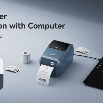 NIIMBOT - K3_W - THERMAL BUSINESS BLUETOOTH & WIFI LABEL PRINTER - INCLUDING 50*30MM LABEL ROLL WITH 900 LABELS