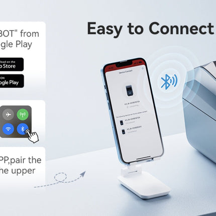 NIIMBOT - K3_W - THERMAL BUSINESS BLUETOOTH & WIFI LABEL PRINTER - INCLUDING 50*30MM LABEL ROLL WITH 900 LABELS