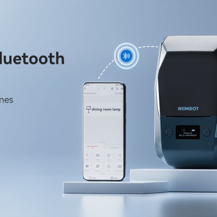 NB589 - NIIMBOT - MODEL: M2_H - THERMAL TRANSFER BLUETOOTH LABEL PRINTER - 300DPI - INCLUDING BLACK RIBBON CARTRIDGE & 50*30MM LABEL ROLL