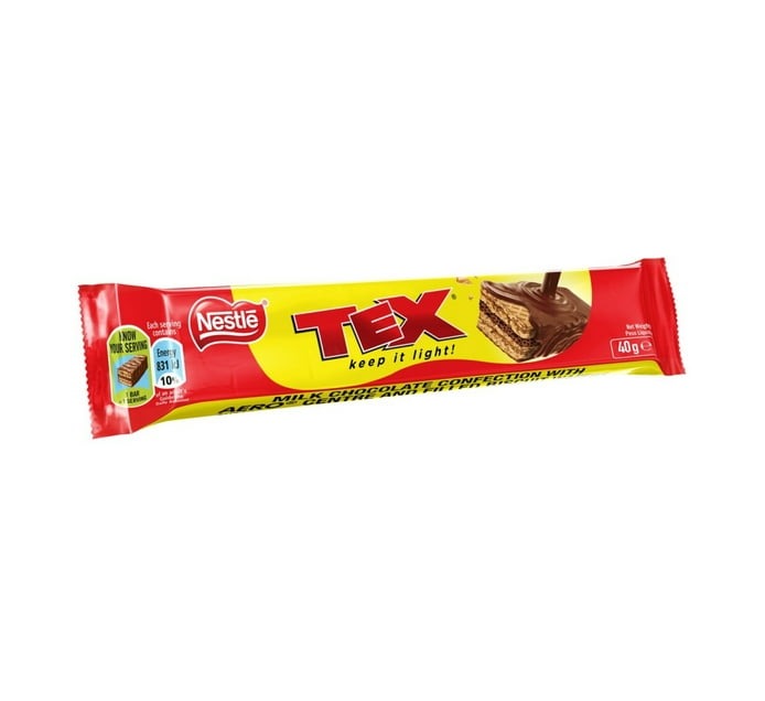 Nestle Tex Chocolate Bars (Pack of 40 x 40g) - Bulk Haven