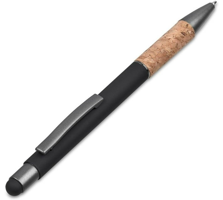 Okiyo Denki Stylus Ball Pen (Pack of 50, Black, Navy, Solid White) - Bulk Haven
