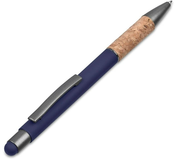 Okiyo Denki Stylus Ball Pen (Pack of 50, Black, Navy, Solid White) - Bulk Haven
