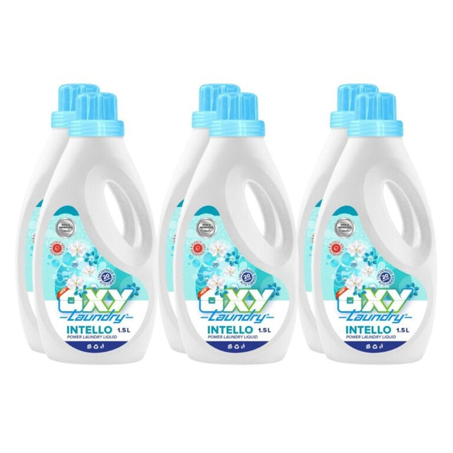 Oxy Laundry Intello Liquid 1.5L x 6 - Bulk Haven