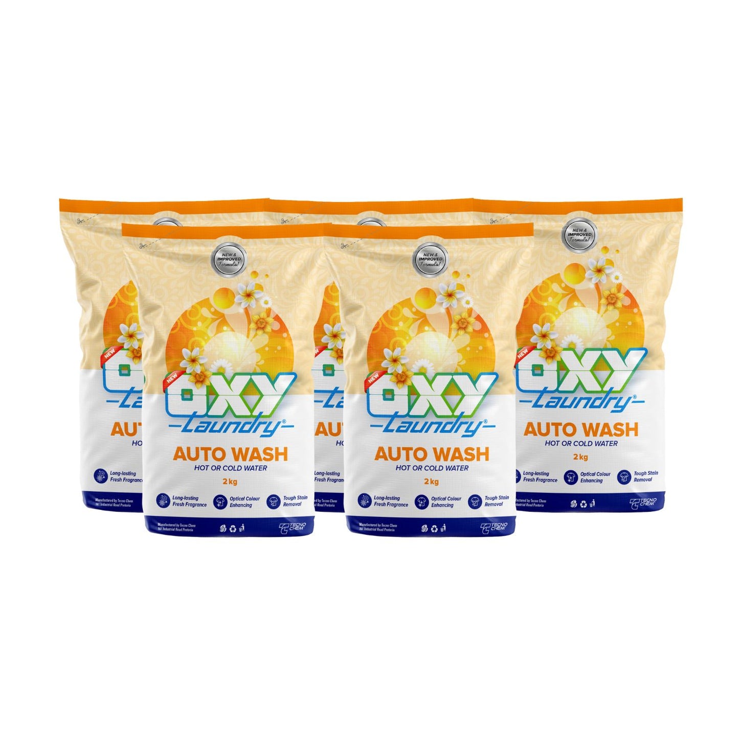 Oxy Auto Washing Powder 2KG x 5