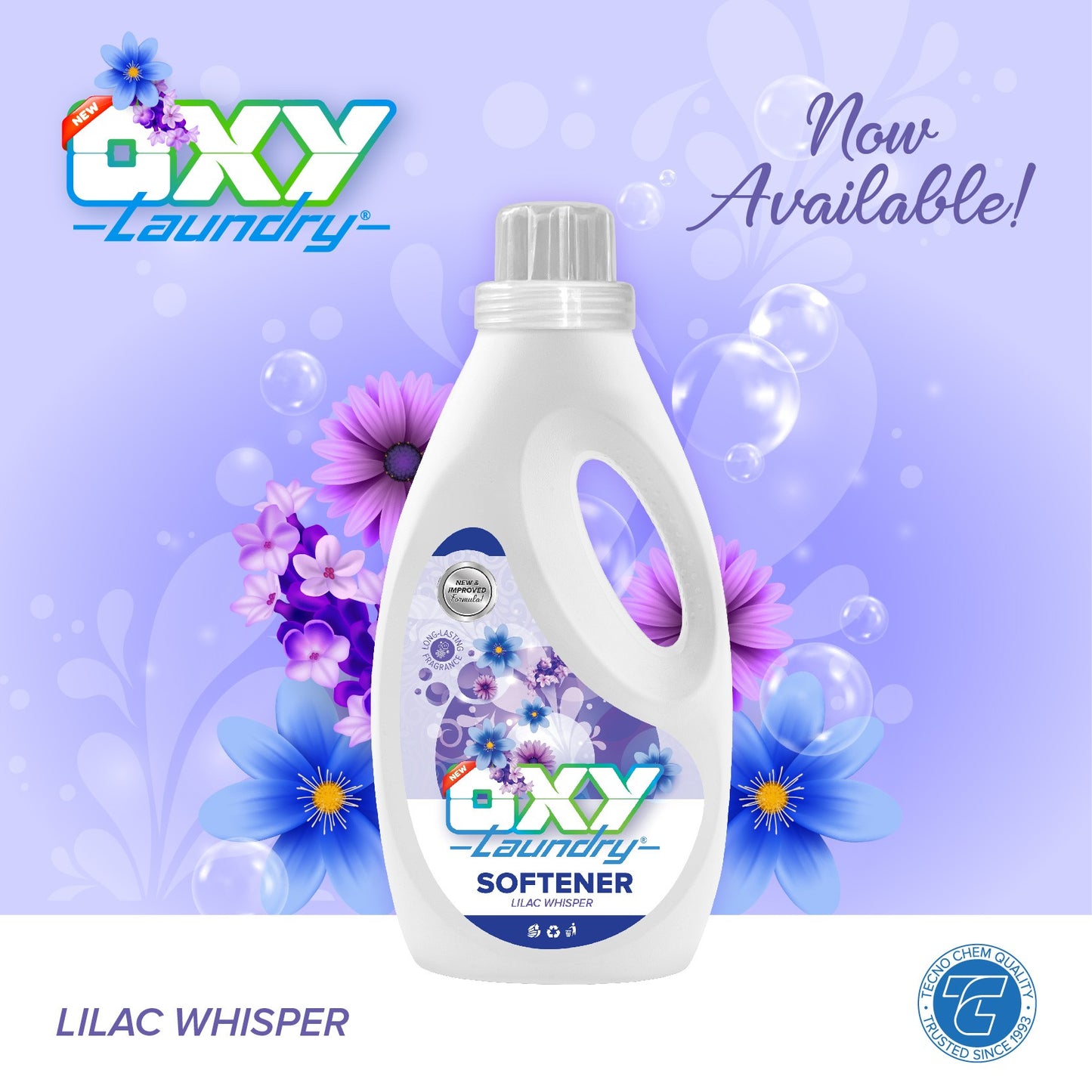 Oxy Fabric Softener Lilac Whisper 1.5L x 6