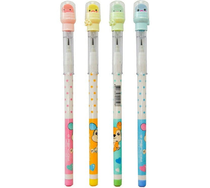 Pencom Squid Topper Non-sharpening Pencil with Leads(Box of 36) Round (Set of 36, Black) - Bulk Haven
