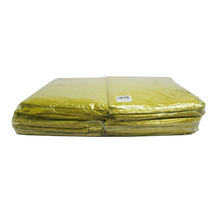 Refuse Bags Flat Folded (Yellow) 750MMx950MM 30MIC 20's x 10