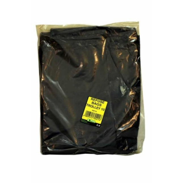 Refuse Trolley Bin Bags (Black) 1200MMx1300MM 40MIC 10's x 20
