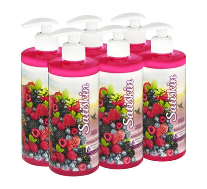 Satiskin Hand Wash Berry (6 x 475ml) - Bulk Haven