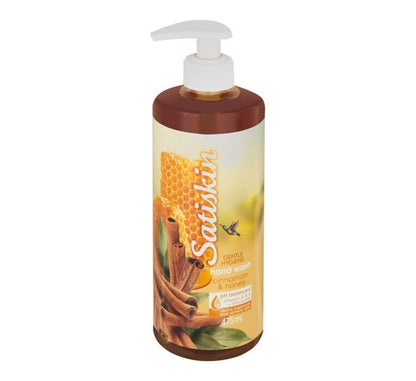 Satiskin Hand Wash Cinnamon & Honey (6 x 475ml) - Bulk Haven