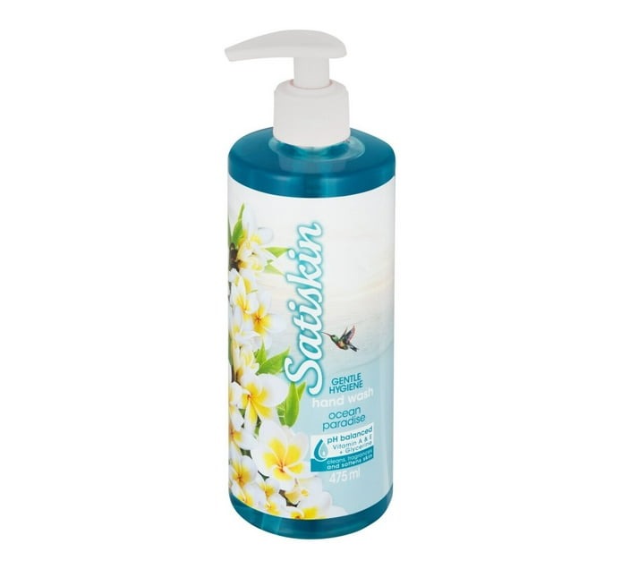 Satiskin Hand Wash Ocean (6 x 475ml) - Bulk Haven