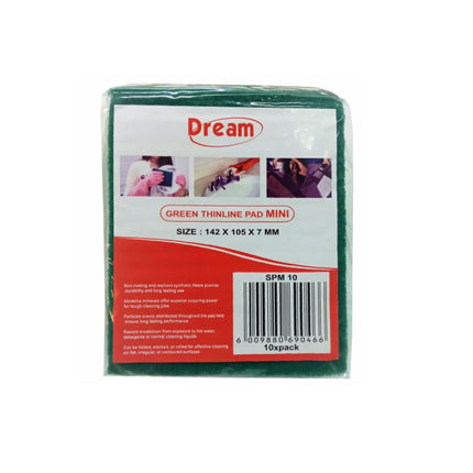 Scouring Hand Pad 110MMx140MM (Green) x 10