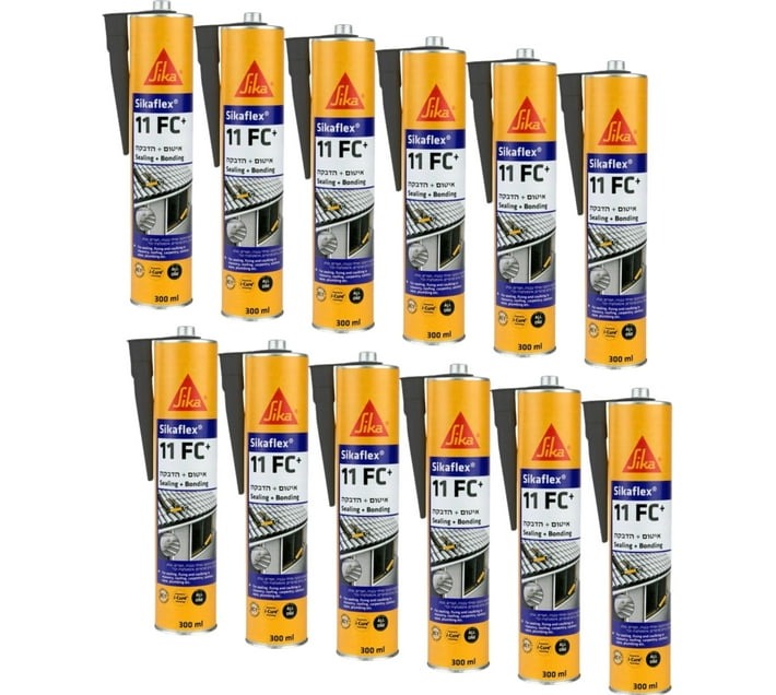 Sika - 11 FC Purform Black Adhesive (Pack of 12 X 300 ml) - Bulk Haven