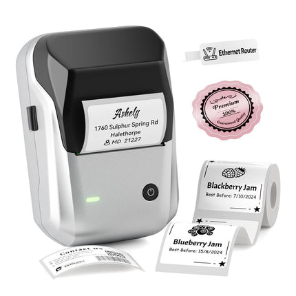 NB493 - NIIMBOT - B1 - PORTABLE THERMAL LABEL BLUETOOTH PRINTER INCLUDING FREE LABEL (50*30MM - WHITE)