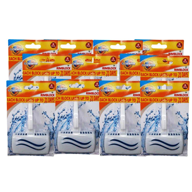 Toilet Rimblock (Blue) 2’s x 12 - Bulk Haven