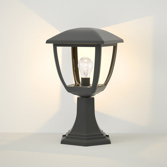 Outdoor Pedastal Lantern - ZOD002E27BL (24 Units)