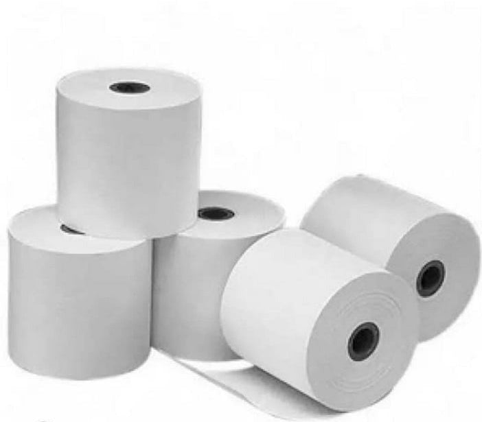 A0 55gsm Till Roll Paper (Set of 100, White) - Bulk Haven