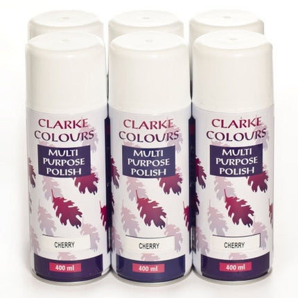 Clark Multi-Purpose Polish Cherry 400ML x 6 - Bulk Haven