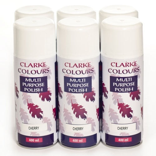 Clark Multi-Purpose Polish Cherry 400ML x 6 - Bulk Haven