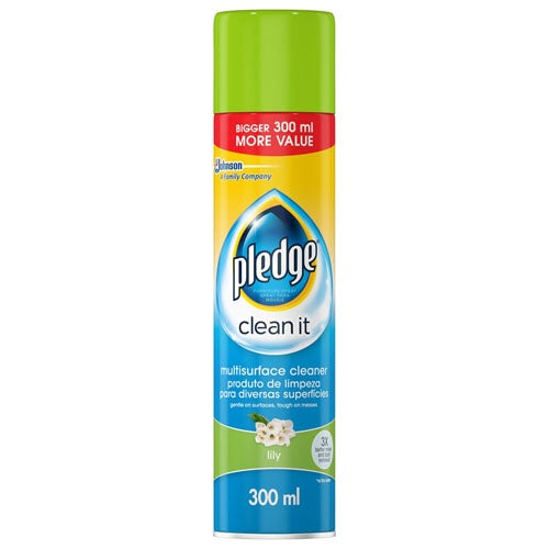 Pledge Multi-Surface Cleaner Lily 300ML x 6 - Bulk Haven