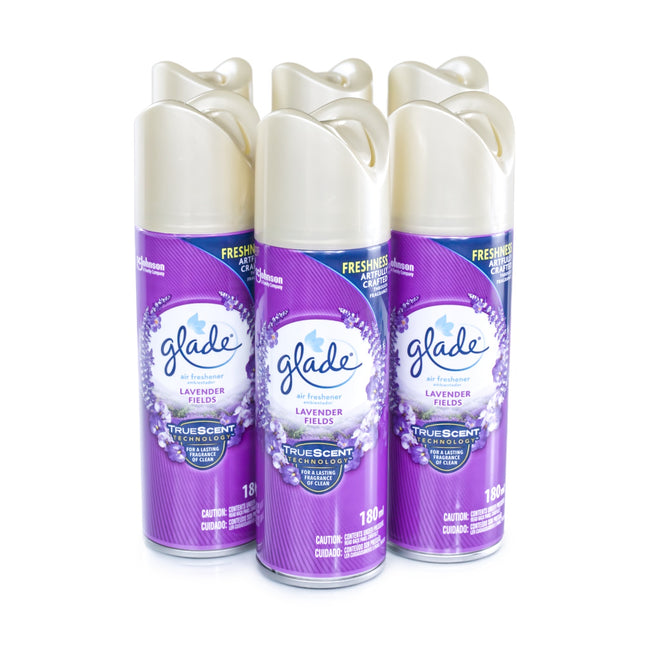 Glade Secrets Aerosol Lavender 180ML x 6 - Bulk Haven